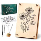 Aboofx Large Professional Flower Press Kit DIY Flower 6 Layers 10.8 x 6.9 inch