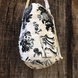 Flower Orchid Plant Collage Canvas Handbag Shoulder Tote CAN BAG