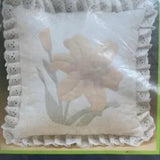 Tiger Lily Wisper Vintage Candlequilting Pillow Kit NIP 14x14