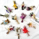 Dried Flowers - Mini Dried Flower Bouquet Wildflower Decor, Natural Flowers