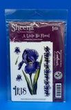 Sheena Douglass Iris and Lily Rubber Stamps Sealed