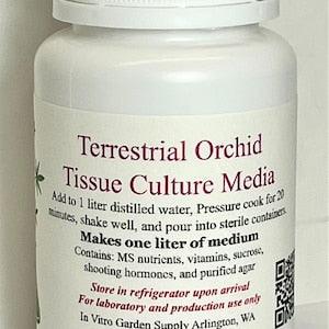 Terrestrial Orchid Cloning/Seed Sowing Tissue Culture Media Pre Mixed - Ready to Use