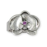 Orchid Jewelry Sterling Silver Orchid Ring Handmade Flower Jewelry OR1-SR
