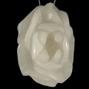 BG14550 # Hand Carved Peony Flower Pink Aventurine Pendant Bead 1 Pcs