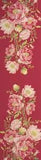 Peonies Pink French Tapestry Table Runner  NEW