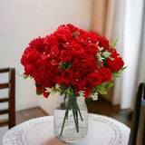 Artificial Peony Rose Faux Flower Bouquet, Handmade Flowers, Fake Flower, Home Decor, Wedding Flower Arrangements, Gifts For Her, Valentines