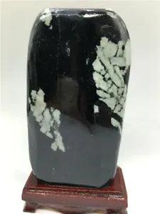 1225g BONSAI SUISEKI PEONY STONE FUGUI FLOWER BLOSSOM-SURPRISE VIEW+STAND U53