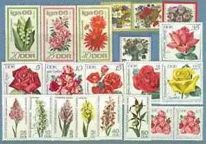 Flowers A46 Roses Dalia Lily of the valley Orchid Flora 21v MNH Germany