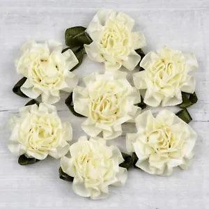 10 to 100PCS Small Satin Ribbon Carnation Flower Appliques/craft/Wedding decor