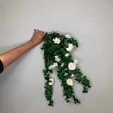 White Rose Bushel/Pink/Wedding Centerpieces/Home Decor/Faux Flowers/Silk Flowers/Flower Bouquet/ Rose Bushels/ White Roses/ Red Roses