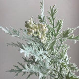 Artificial  Dusty Miller Stem - High Quality Greeneries / DIY Floral / Wedding / Home Decoration / Gifts / Green