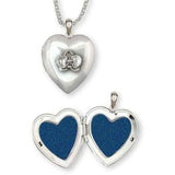 Orchid Jewelry Sterling Silver Handmade Orchid Photo Locket  OR32X-T