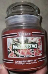 Yankee Candle Stargazer Lily Housewarmer 14.5 oz Jar Candle Retired Scent