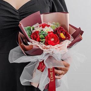 Eternal Love Soap Flower/ flower bouquet, Valentines flower, flower arrangement, gift for her, anniversary, Mother??s Day gift/ Birthday Gift