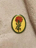 Carnation Pin Hatpin Lapel Bagpin Badge Mothers Day Red Carnations Flower Gift