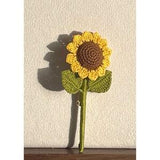 Crochet Sunflower Brooch, Micro Crochet Sunflower, Sunflower Brooch Pin, Crochet Flower, Floral Pin, Wedding Jewelry, Thank You Gift