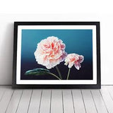 Wild Carnation Flowers Framed Wall Art Poster Print Home Decor Picture Large