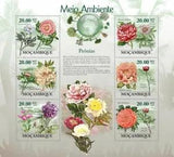Mozambique 2010 MNH - Peony Flower. Sc 1937, YT 2950-2955, Mi 3469-3474