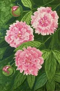 4x6 LE POSTCARD RYTA Peopny Peony Easter flower feng shui good luck wealth art