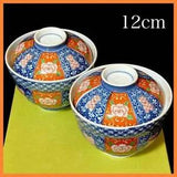 Arita Porcelain , Tsurumatsu, Flower Pattern, Peony, Bowl, 2 Guests, Bowl With L