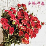 a lot Decorative Natural Dried Small Rose Flower Bouquet For Wedding Party Decoration DIY Craft Home Decor Scrapbook