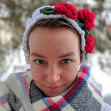 Lacey Rose Bouquet Headband Earwarmer