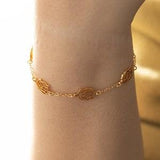 Custom Family Birth Flower Bracelet?Personalized Jewelry?Custom Gold Bracelet?Bridesmaid Gift?Mothers Day Gift?Birthday Gift For Her