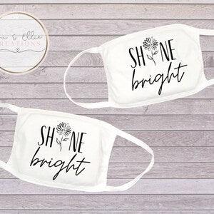Reusable Adult Face Mask | Sunflower Shine Bright