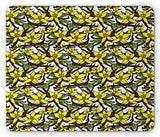 Ornamental Vanilla Flower Flower Pattern Mousepad Rectangle Non-Slip Rubber10923