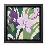 Orchid Oasis Square Gallery Canvas Wrap