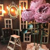 Large Paper Flowers Giant Paper Peony Wedding Paper Flower Wedding Decoration Flower Wall Backdrop Event Party Decoration Flower with stem