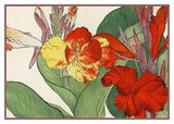 Asian Flower Tanigami Cana Lily Counted Cross Stitch Chart Pattern