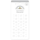 NEW LISTINGDoodlebug Sprinkles Adhesive Glossy Enamel Dots-Lily White, 54/Pkg MONOS-4013