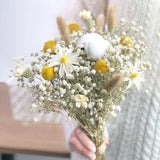 Dried flower bouquet, Golden ball gypsophila bouquet, Boho Wedding Bouquet,Floral Wall Art,Weddings, parties, home decor?¡§Without vase??