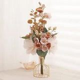 Silk Artificial Flowers Large Peony White Bouquet Wedding Home Table Decoration