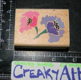 PEONY FLOWERS RUBBER STAMP STAMPEDE RETIRED Z604D