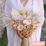 Salmon Bouquet,Bridal bouquet, bridal accessories, wedding bouquet, wedding flower, bridal flower, boho bridal bouquet, dried bridal bouquet