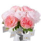 Artificial Peony Flowers Stem 13'' Tall, Single Silk Flower with Stems, Make Your Own Bouquet, Garland, Wreath, Floral Arrangement
