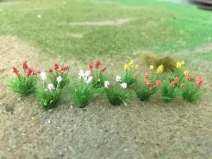 MP SCENERY 24 Day Lilies 3/4" Architectural Flowering Plants Railroad Layout
