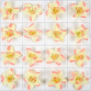 3'' Cattelan Pink Artificial Silk Flower Head / Orchid DIY Craft Bouquet Wedding Party Door Wreath Decor Filler Floral Arranging Accessory