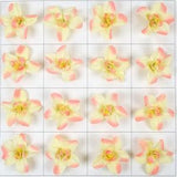 3'' Cattelan Pink Artificial Silk Flower Head / Orchid DIY Craft Bouquet Wedding Party Door Wreath Decor Filler Floral Arranging Accessory