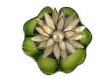 Lotus Flower Lily - Pearl - Capiz Linen White - FREE GIFT WRAPPING