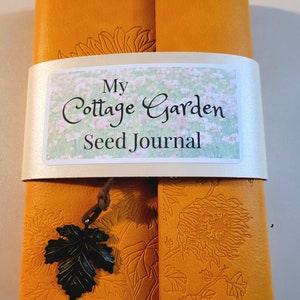 My Cottage Garden Seed Journal seeds from 2023