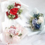 Mother??s Day Preserved and dried flower bouquets (Red/Pink/Blue)