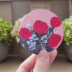Vinyl Sticker Rose Bouquet- Original Art Print