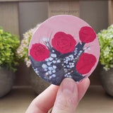 Vinyl Sticker Rose Bouquet- Original Art Print