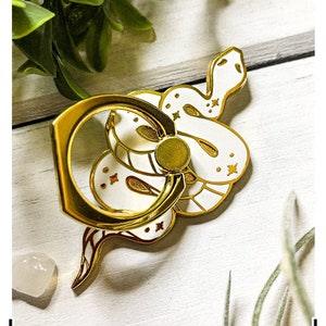 Snake Phone Ring | Serpent Phone Grip | Tarot Phone Holder | Snake Phone Charm | Zodiac