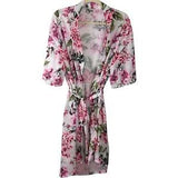 Show Me Your Mumu Women's Pink Peony Floral Robe Kimono Sleepwear One Size