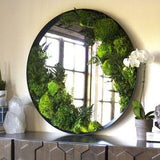 Preserved Moss Art Framed Mirror, Real Moss Decor, Moss Wall Art Large,Plant Wall Art, Moss Decor, Eco Friendly Home Decor