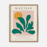 Matisse Wall Art, Matisse Cut Out, Neutral Wall Decor, Minimal Poster, One Line Art, Orange Green, Blush Pink, Organic Shapes, Modern Room